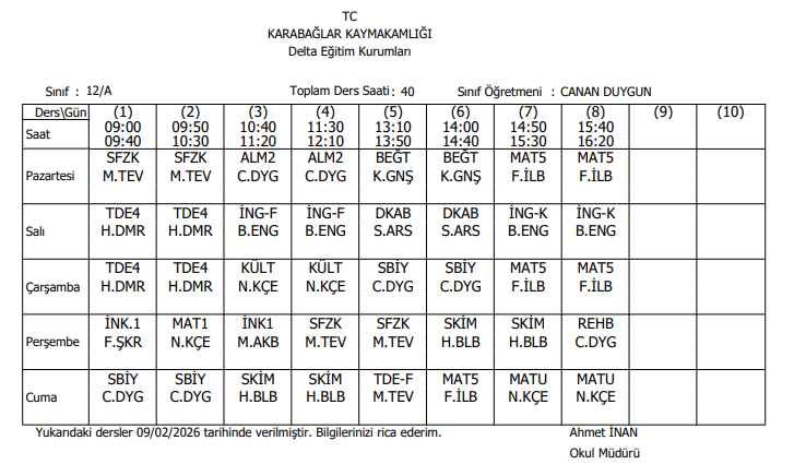 12A 1 - Delta Koleji