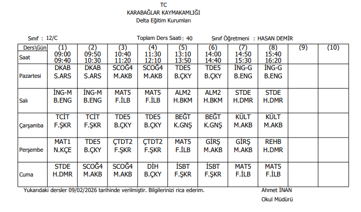 12C 1 - Delta Koleji